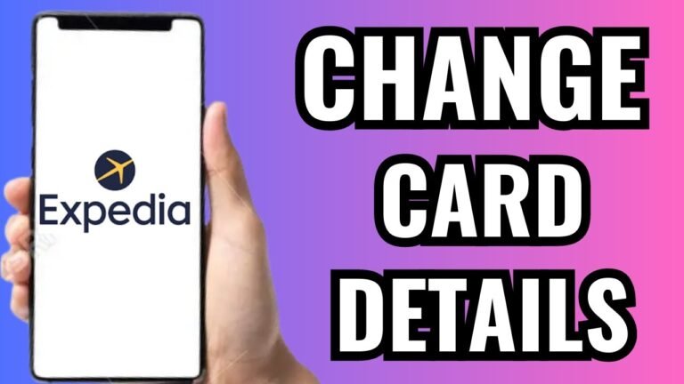 How To Change Card Details On Expedia