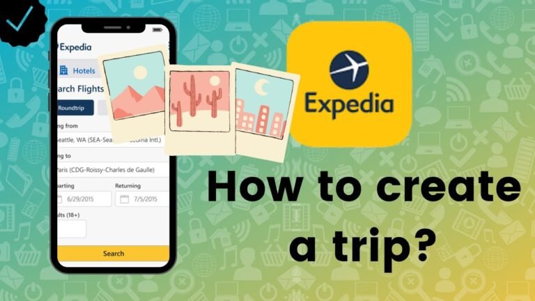 How to create a trip on Expedia?