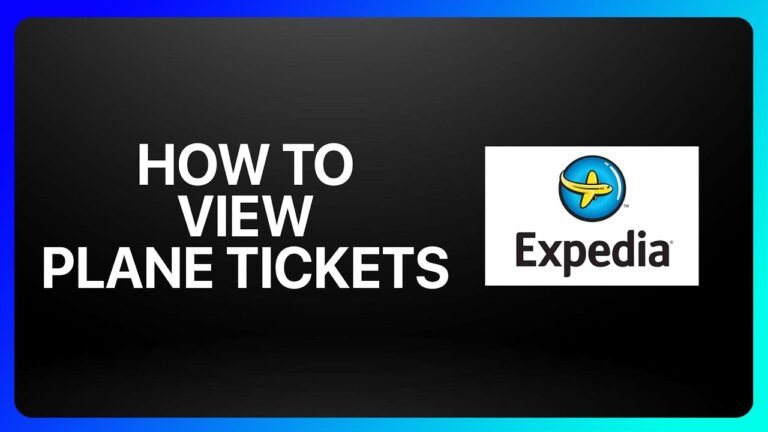 How To View Plane Tickets On Expedia Tutorial