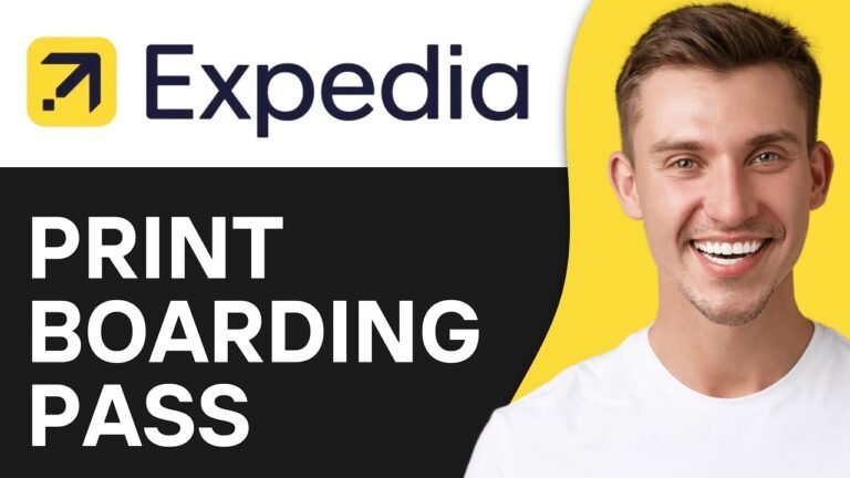 How To Print Your Expedia Boarding Pass (2024) | Full Guide